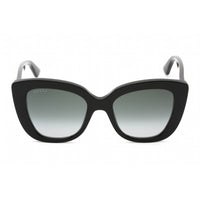 Gucci Unisex Sunglasses - Black Cat Eye Plastic Frame Grey Gradient Lens | GG0327S 001 ,