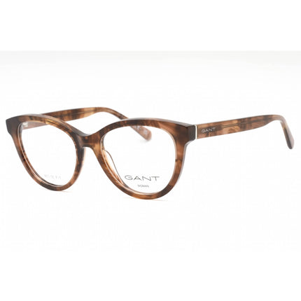 Gant Women's Eyeglasses - Dark Havana Plastic Cat Eye Full Rim Frame | GA4153 052 ,