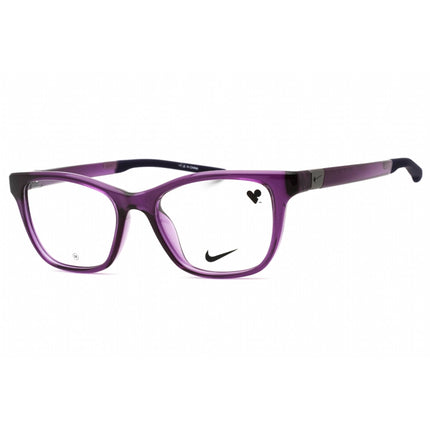 Nike Women's Eyeglasses - Disco Purple Injected Propionate Cat Eye | NIKE 7154 524 ,
