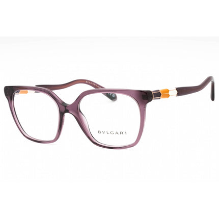 Bvlgari Women's Eyeglasses - Transparent Amethyst Plastic Cat Eye Frame | 0BV4205 5514 ,