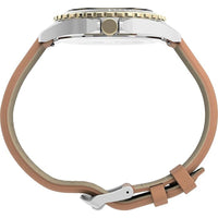 Timex Men's Watch - Navi XL Quartz Black Dial Tan Genuine Leather Strap | TW2U55600 ,