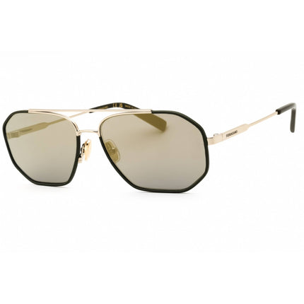 Salvatore Ferragamo Men's Sunglasses - Gold/Dark Green Full Rim Frame | SF303SLN 726 ,