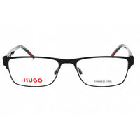 Hugo Men's Eyeglasses - Black Metal Rectangular Shape Full Rim Frame | HG 1263 0807 00 ,