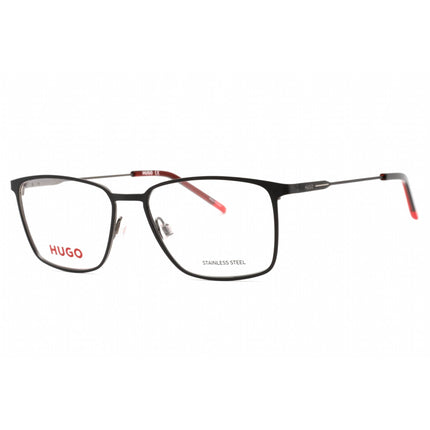 Hugo Men's Eyeglasses - Matte Black On Dark Ruthenium Silver Frame | HG 1181 0RZZ 00 ,