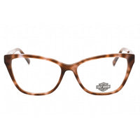 Harley Davidson Women's Eyeglasses - Light Brown/Other Cat Eye Frame | HD0573 047 ,