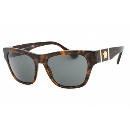 Versace Men's Sunglasses - Havana Cat Eye Shape Frame Dark Grey Lens | 0VE4457 542987 ,