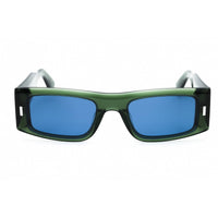 Calvin Klein Unisex Sunglasses - Green Acetate Rectangular Full Rim | CK23537S 300 ,