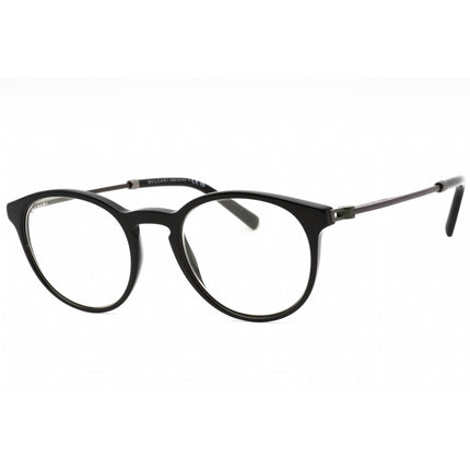 Bvlgari Men's Eyeglasses - Black Plastic Full Rim Round Shape Frame | 0BV3052 5518 ,