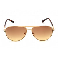 Guess Men's Sunglasses - Gold Metal Aviator Full Rim Frame Brown Lens | GU00043 32F ,