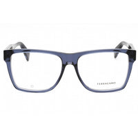 Salvatore Ferragamo Men's Eyeglasses - Crystal Navy Rectangular Frame | SF2953N 420 ,