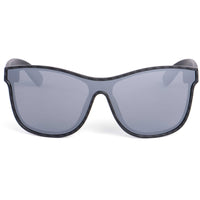 Technomarine Unisex Sunglasses - Carbon Fiber Frame Silver Mirror Lens | TMEW010-05 ,