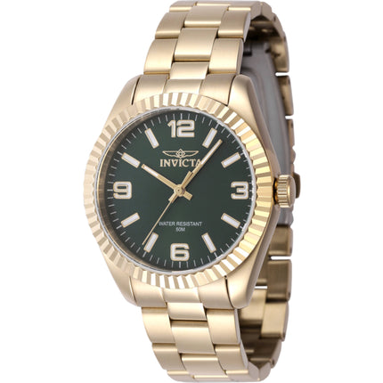 Invicta Women's Watch - Specialty Quartz Green Dial Yellow Gold Bracelet | 47474 ,