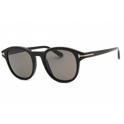 Tom Ford Men's Sunglasses - Shiny Black Plastic Oval Shape Full Rim Frame | FT0752 01D ,