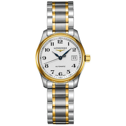Longines Women's Watch - Master Automatic Silver Tone Dial TT Bracelet | L22575787 ,