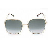Gucci Women's Sunglasses - Gold Square Metal Full Rim Frame Grey Lens | GG0879S 001 ,