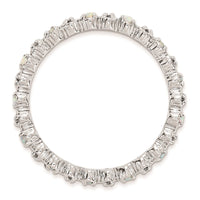 Sterling Silver Stackable Expressions Created Opal & Diamond Ring | QSK991 ,