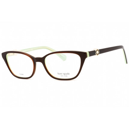Kate Spade Women's Eyeglasses - Brown Plastic Full Rim Cat Eye Frame | EMMALEE 009Q 00 ,