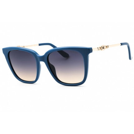 Guess Women's Sunglasses - Blue/Other Plastic Cat Eye Full Rim Frame | GU7886 92B ,