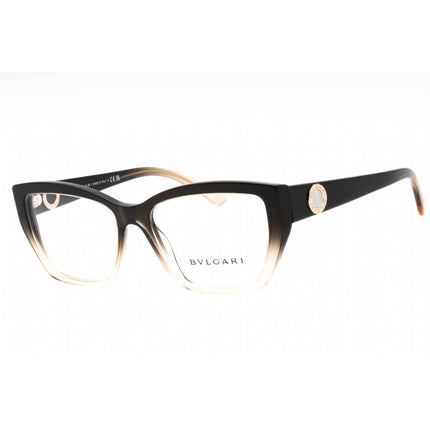 Bvlgari Women's Eyeglasses - Black Shaded Plastic Full Rim Cat Eye | 0BV4221 5450 ,