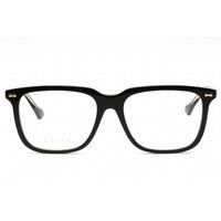 Gucci Men's Eyeglasses - Black Plastic Full Rim Frame Clear Demo Lens | GG0737O 011 ,