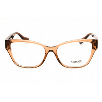 Versace Women's Eyeglasses - Brown Transparent Cat Eye Full Rim Frame | 0VE3347 5436 ,