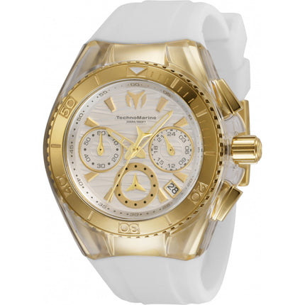 Technomarine Women's Watch - Cruise Star Chronograph Silver Tone Dial | TM-120035 ,