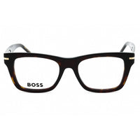Hugo Boss Women's Eyeglasses - Havana Plastic Square Shape Frame | BOSS 1522 0086 00 ,