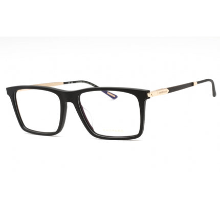 Chopard Men's Eyeglasses - Matte Black Plastic Rectangular Full Rim | VCH343 0703 ,