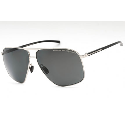 Porsche Men's Sunglasses - Palladium/Black Metal Navigator Full Rim Frame | P8933 D ,