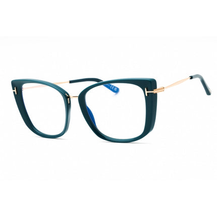 Tom Ford Women's Eyeglasses - Turquoise/Other Cat Eye Full Rim Frame | FT5816-B 089 ,