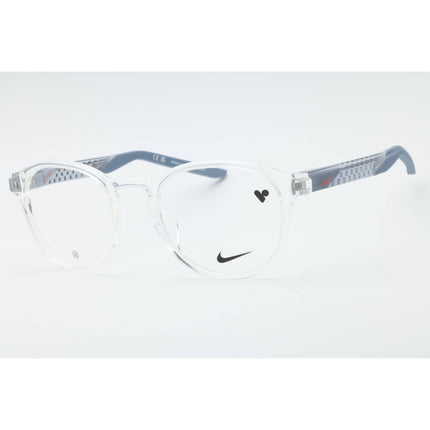 Nike Men's Eyeglasses - Clear Injected Propionate Round Full Rim Frame | NIKE 7274 900 ,