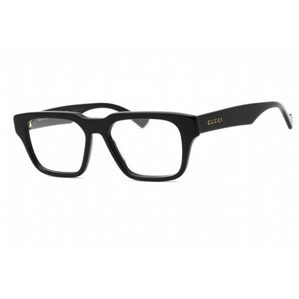 Gucci Men's Eyeglasses - Black Acetate Full Rim Square Frame Clear Lens | GG0963O 001 ,