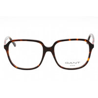 Gant Women's Eyeglasses - Dark Havana Plastic Square Full Rim Frame | GA4155 052 ,