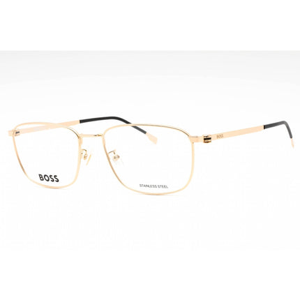 Hugo Boss Men's Eyeglasses - Gold Metal Square Full Rim Frame | BOSS 1362/F 0J5G 00 ,