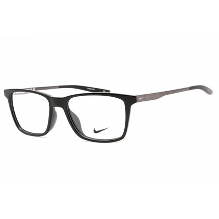 Nike Unisex Eyeglasses - Crystal Black Plastic Rectangular Frame | NIKE 7286 011 ,