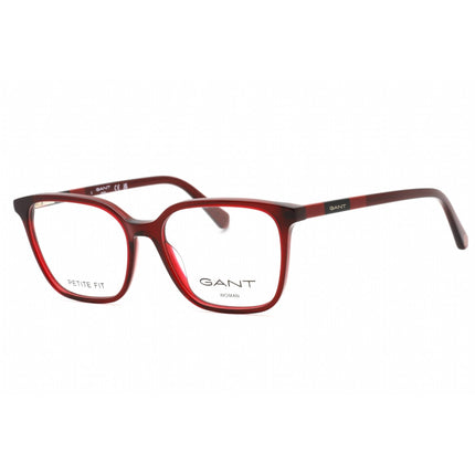 Gant Women's Eyeglasses - Shiny Red Plastic Cat Eye Shape Full Rim Frame | GA4150 066 ,