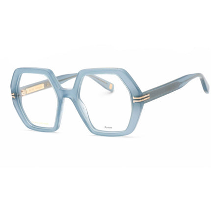 Marc Jacobs Women's Eyeglasses - Blue Plastic Geometric Full Rim | MJ 1077 0PJP 00 ,