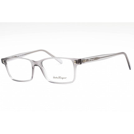Salvatore Ferragamo Men's Eyeglasses - Transparent Grey Rectangular Frame | SF2914 020 ,