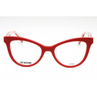 Moschino Love Women's Eyeglasses - Red Acetate Cat Eye Full Rim Frame | MOL576 C9A ,