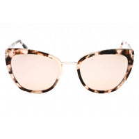 Tom Ford Women's Sunglasses - Colored Havana Metal Cat Eye Full Rim Frame | FT0717 55G ,