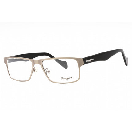 Pepe Jeans Men's Eyeglasses - Gunmetal Metal Rectangular Full Rim Frame | PJ1134 C2 ,