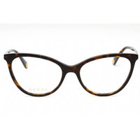 Gucci Women's Eyeglasses - Havana Plastic Cat Eye Frame Clear Demo Lens | GG1079O 003 ,