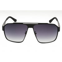Police Men's Sunglasses - Shiny Black Metal Pilot Shape Full Rim Frame | SPLL08 530P ,