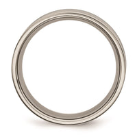 Titanium Brown Enamel Flat 8mm Polished Band | TB200 ,