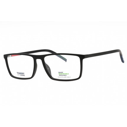 Tommy Hilfiger Men's Eyeglasses - Matte Black Rectangular Frame | TJ 0019 0003 00 ,