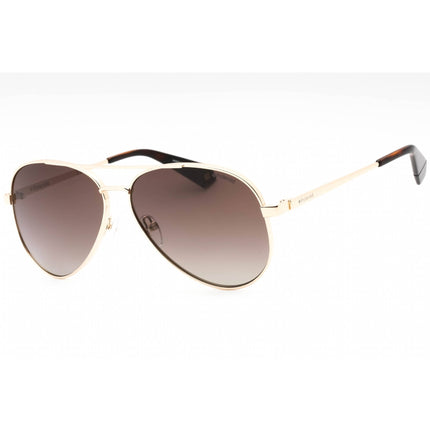 Polaroid Core Men's Sunglasses - Gold Aviator Full Rim Frame | PLD 6069/S/X J5G/LA ,