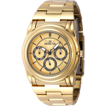 Invicta Women's Watch - Slim Quartz Gold Tone Dial Stainless Steel Bracelet | 46267 ,