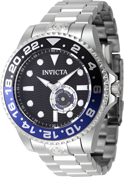 Invicta Men's Watch - Pro Diver Automatic Black and Silver Dial Steel Bracelet | 47295 ,