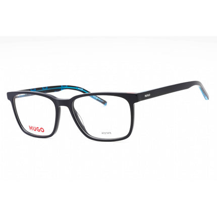 Hugo Men's Eyeglasses - Blue Pattern Plastic Square Full Rim Frame | HG 1074 0S6F 00 ,