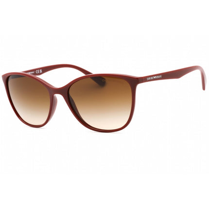 Emporio Armani Women's Sunglasses - Bordeaux Plastic Cat Eye Frame | 0EA4073 557613 ,